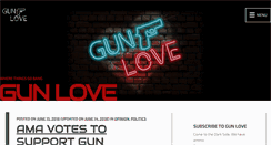 Desktop Screenshot of gunlove.com